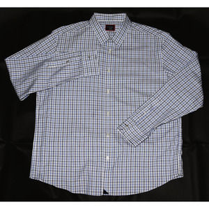 UNTUCKit Wrinkle Free Men's Long Sleeve Button Front Shirt Size XL